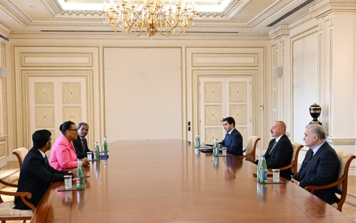 Ильхам Алиев принял генерального секретаря Содружества наций (фото)