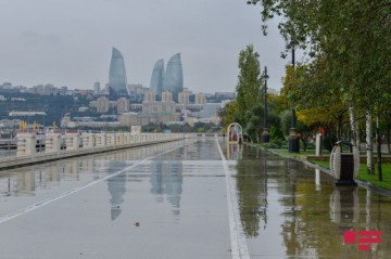 Завтра в Баку ожидается грозовой дождь