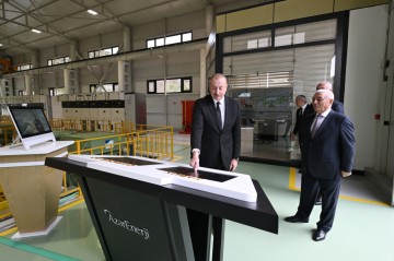 Prezident İlham Əliyev Laçında kiçik su elektrik stansiyalarının açılışlarında iştirak edib -