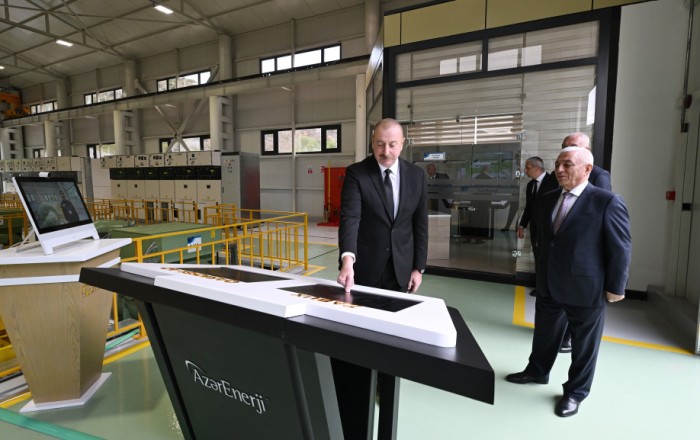 Prezident İlham Əliyev Laçında kiçik su elektrik stansiyalarının açılışlarında iştirak edib -