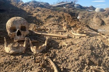 A human skull was discovered in Gubadli