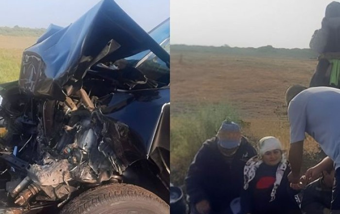В Джалилабаде микроавтобус попал в аварию: есть пострадавшие - ФОТО