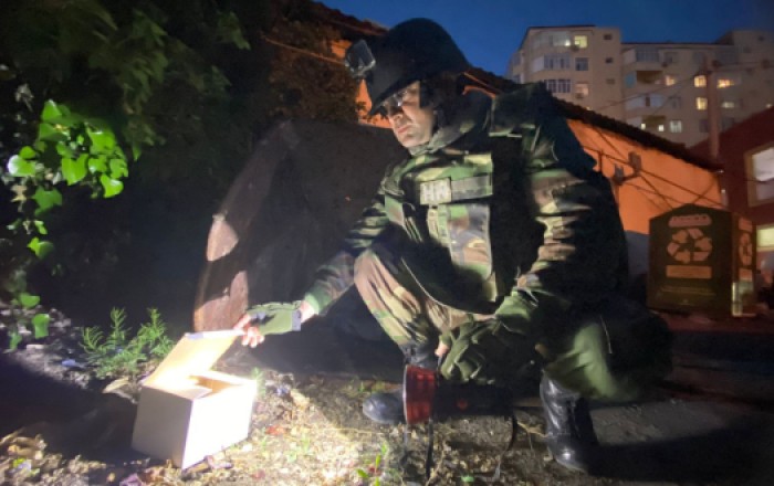 Боевую гранату нашли на улице в Сумгаите -