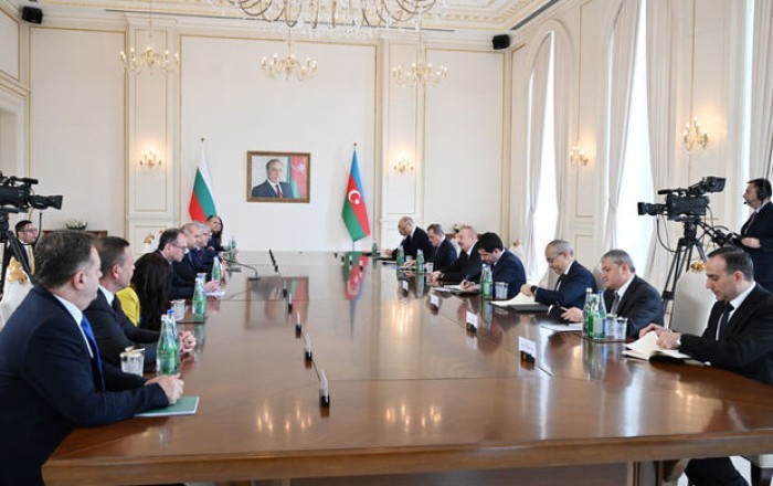 Началась встреча президентов Азербайджана и Болгарии в расширенном составе -