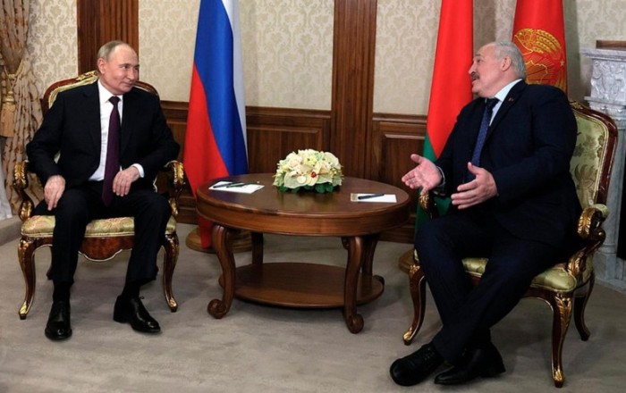 В Минске начались переговоры Путина и Лукашенко