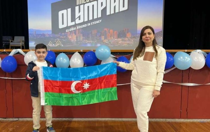 Azərbaycanlı şagird Sidneydə olimpiadanın qalibi oldu -