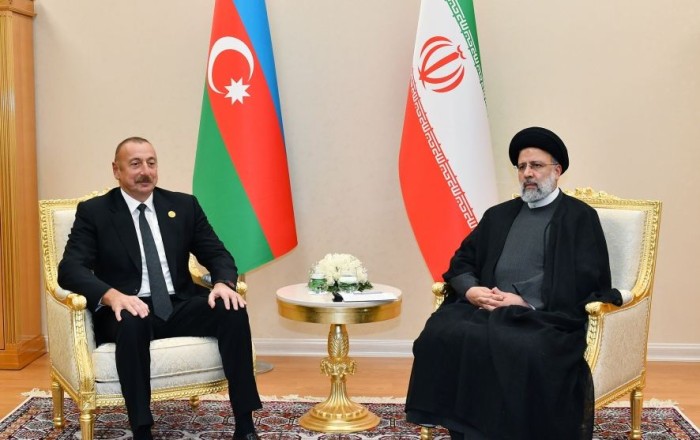 Встреча лидеров Азербайджана и Ирана на госгранице -