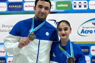 Азербайджанские акробаты завоевали 4 золота в Болгарии