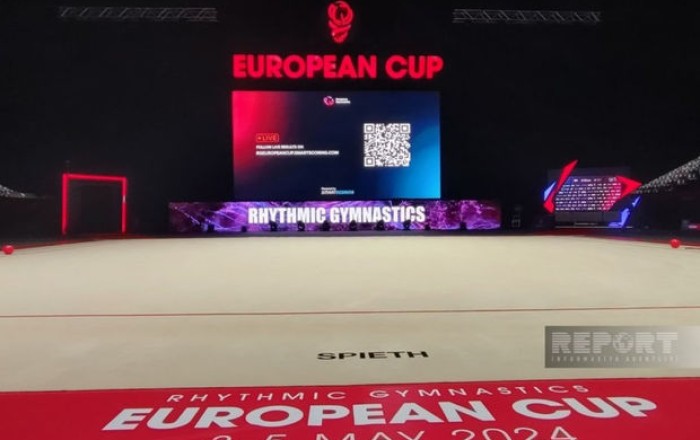 На Национальной гимнастической арене состоялась церемония открытия Кубка Европы - ФОТО