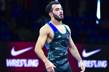 Azerbaijani Greco-Roman wrestler takes European silver in Baku