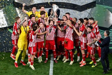 Olympiacos beat Fiorentina to win 2024 UEFA Europa Conference League title