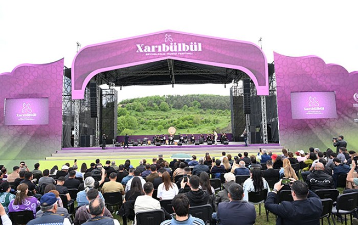 Şuşada “Xarıbülbül” musiqi festivalının ikinci günündən - Video