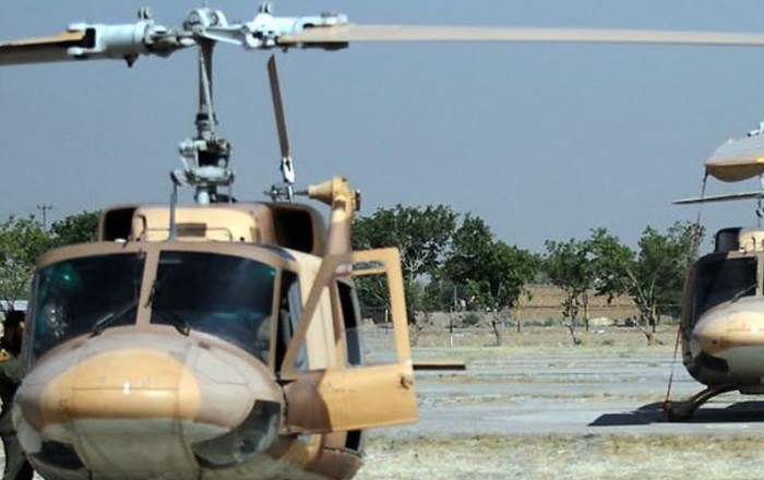 Tehran qəza yerinə ordu helikopterlərini