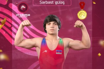 Azerbaijani wrestler claims European crown
