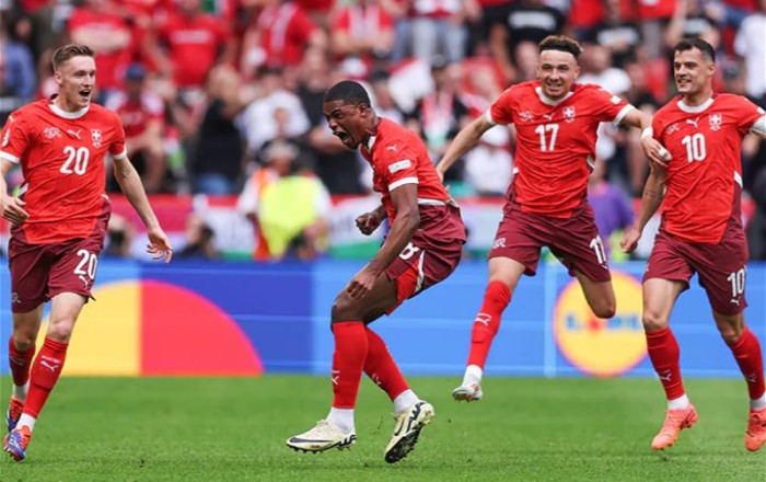 Сборная Швейцарии обыграла команду Венгрии в матче чемпионата Европы по футболу