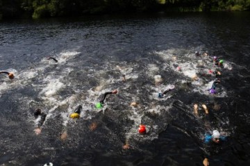 2024 Olympic triathlon training swim canceled in France due to poor water quality