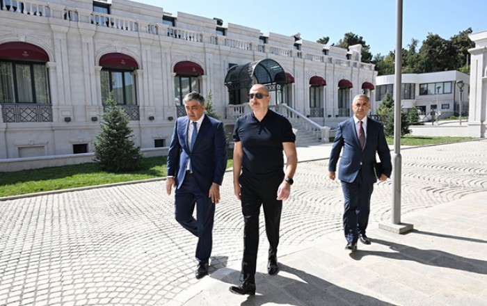 İlham Əliyevin “Palace” hotelin açılışından - Fotoları
