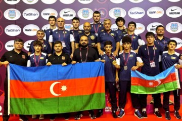 Azerbaijani freestyle wrestling team crowned European champions
