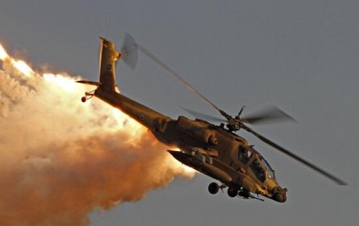 İsrail helikopterinin vurulma anı - Video