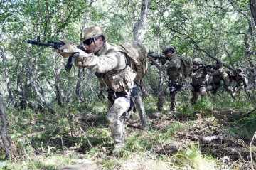 Azerbaijani Naval Forces' Marine Infantry units conduct training -
