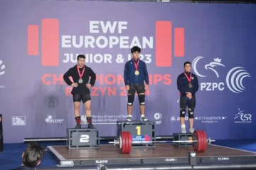 Azerbaijani weightlifter wins three medals at championship in Poland