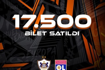 На матч «Карабах» - «Лион» продано 17 500 тысяч билетов