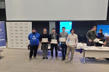 BHOS students receive awards at competition held in Tbilisi