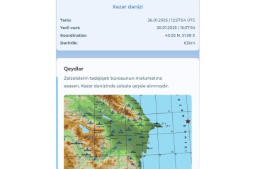 Magnitude 3.5 quake jolts Caspian Sea