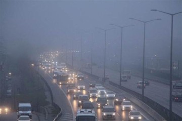 Fog limits visibility on highways January 4