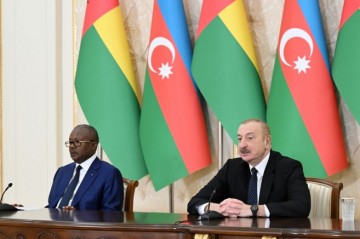 President of Azerbaijan Ilham Aliyev held expanded meeting over lunch with President of Guinea-Bissau