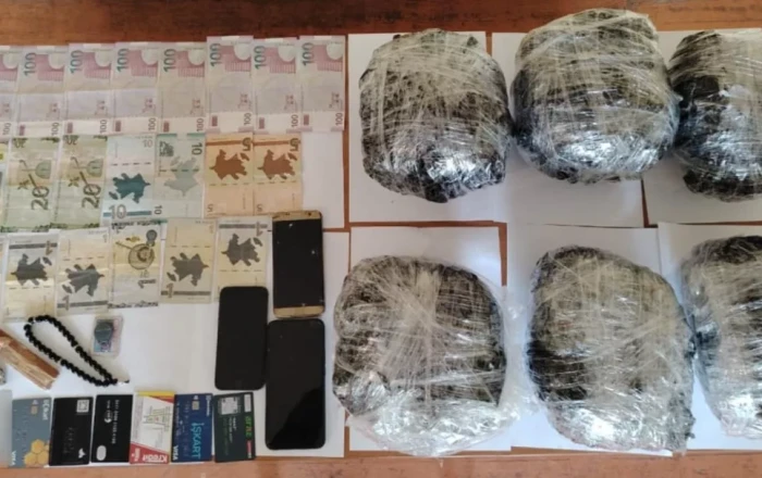 ГПС: Предотвращена контрабанда шести килограммов марихуаны в Азербайджан Фото/Видео