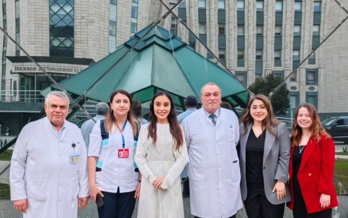 Leyla Əliyeva Milli Onkologiya Mərkəzində -