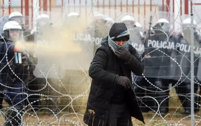 Protests erupt on Polish-German border over migrant deportations