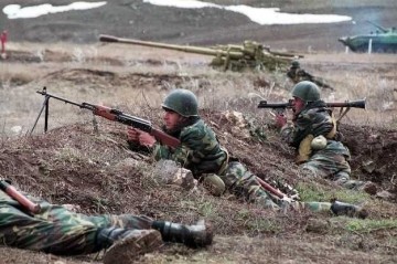Azerbaijan Army positions were subjected to fire
