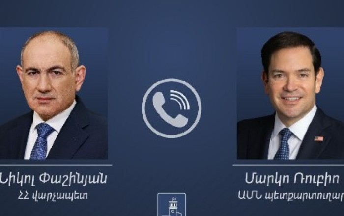 Paşinyan Rubio ilə sülh danışıqlarını müzakirə etdi