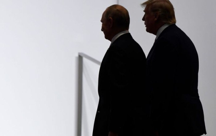В США заявили о совпадении взглядов Трампа и Путина на Украину