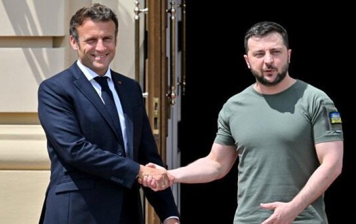 Зеленский и Макрон обсудили Украину