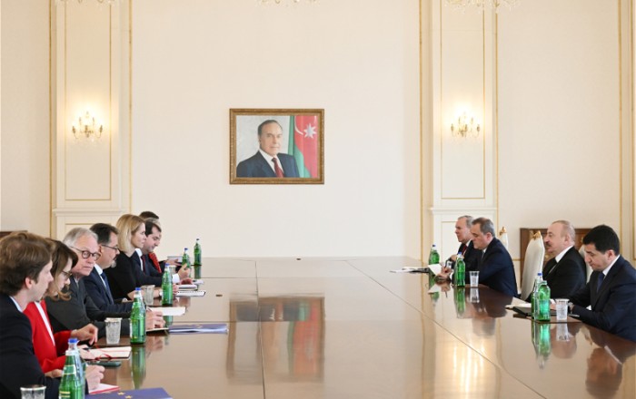 Президент Ильхам Алиев принял верховного представителя Европейского Союза, вице-президента Европейской комиссии Каю Каллас