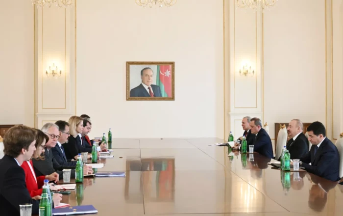 Azerbaijani president receives EU Foreign Policy Chief Kaja Kallas