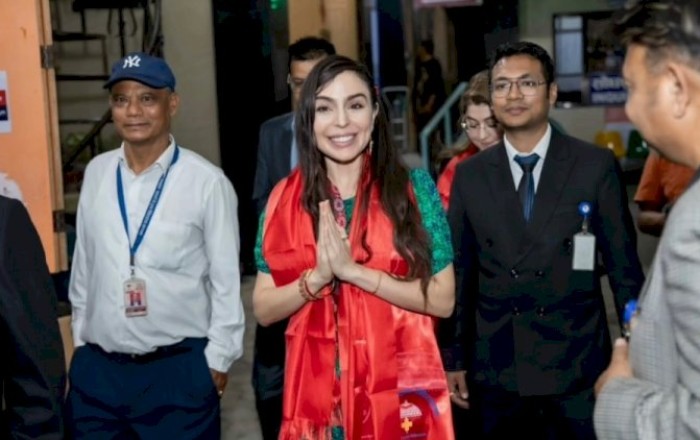 Leyla Əliyeva Nepaldan paylaşım etdi -