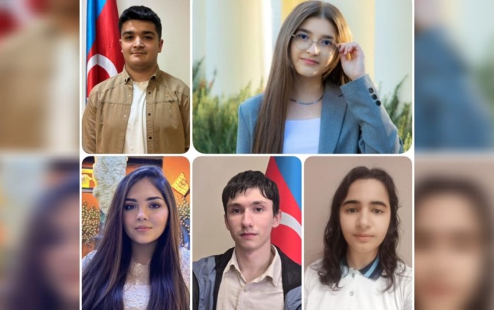300 bal toplayan Bakı məktəbliləri - FOTOLAR