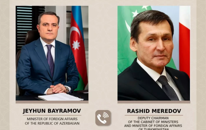 Top diplomats of Azerbaijan, Turkmenistan hold talks on Caspian security, regional stability