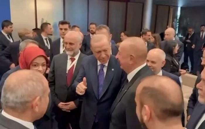 Кадры встреч Ильхама Алиева в Тиране -