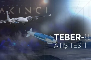 Turkish AKINCI completes firing test with TEBER-83 guidance kit