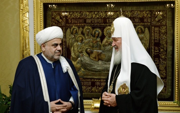 Patriarx Kirill Allahşükür Paşazadə ilə görüşdü
