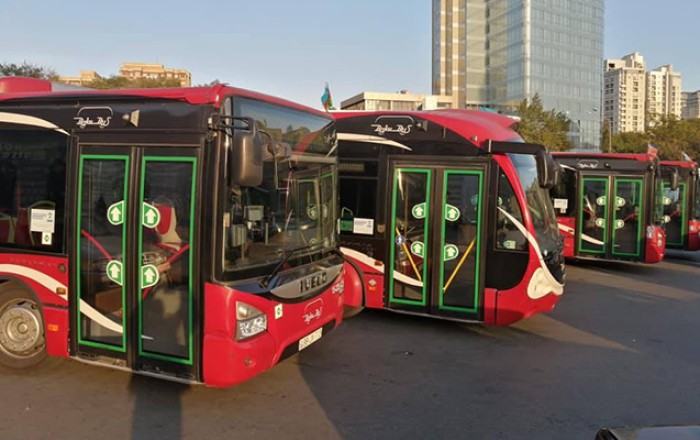 Bu avtobus marşrutların hərəkəti dəyişdirilir