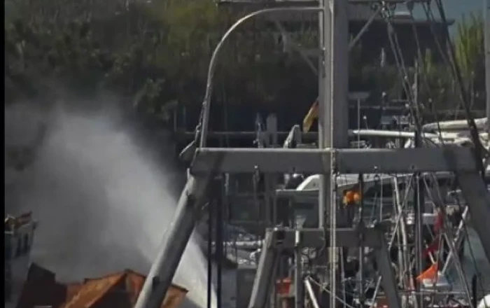 Small fishing harbor in Germany rocked by violent explosion VIDEO