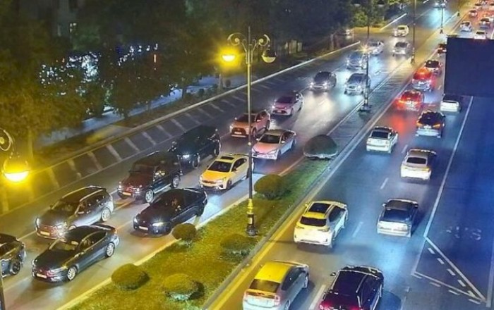 Bakıda bu yollarda sıxlıq müşahidə olunur - SİYAHI