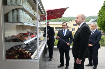 4 milyon manat yatırıb, Dubaya və Qətərə ət satacaq - İlham Əliyev "Qoç Ət"in Xocalıdakı təsərrüfatında - FOTOLAR