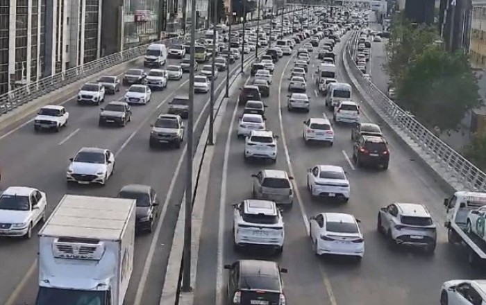 Hazırda bu yollarda tıxac var - SİYAHI